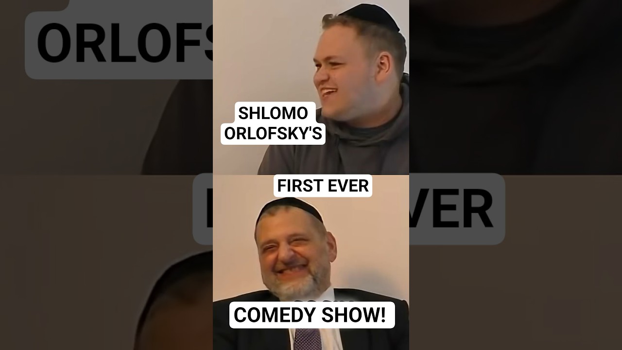 Shlomo Orlofsky’s First Comedy Show 😭#rabbiorlofsky #comedy  #standupcomedy