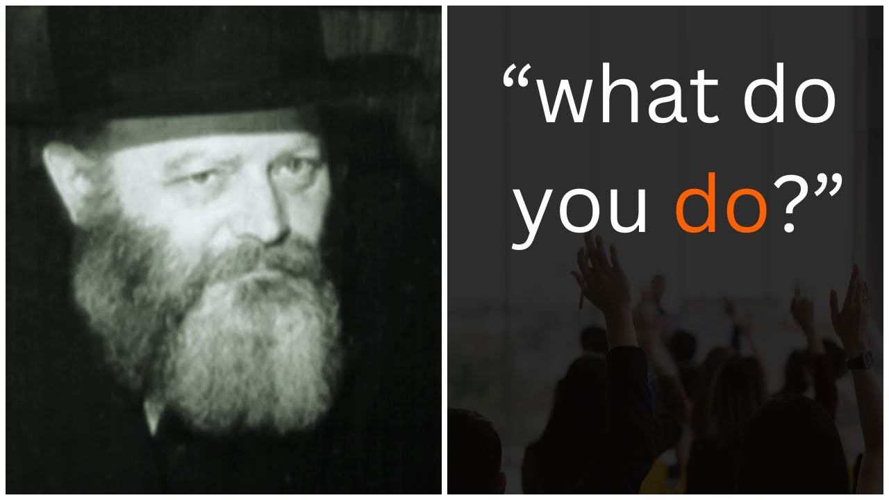 When students asked the Lubavitcher Rebbe: "What is your job description"?