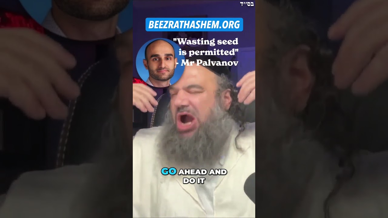 Efraim Palvanov Mayim Achronim Heresy 1: Wasting Seed