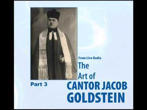 CANTOR JACOB GOLDSTEIN (from live radio) pt3