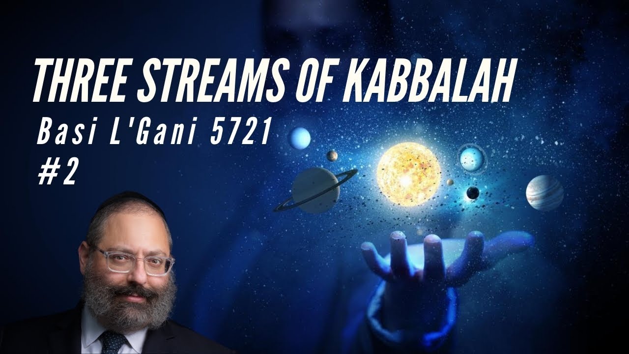 Three Streams of Kabbalah | Basi Legani 5721 #2