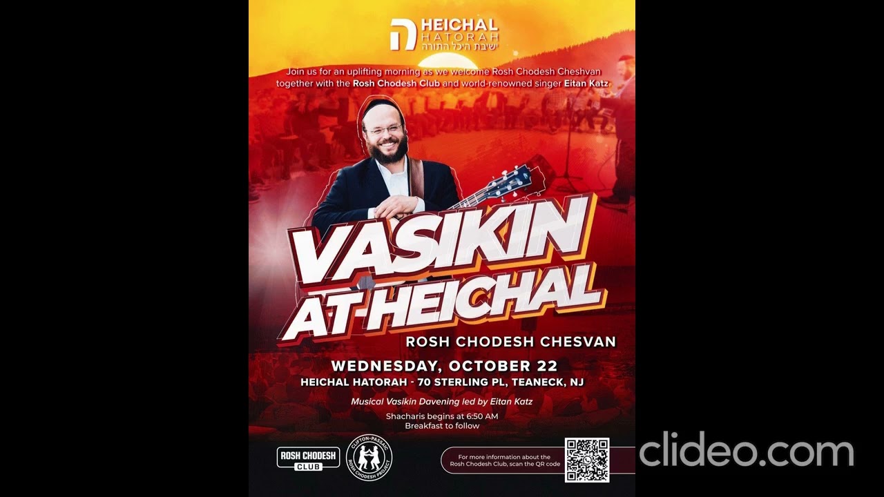 Rosh Chodesh MarCheshvan Vasikin Minyan at Heichal HaTorah Previewed on JM in the AM