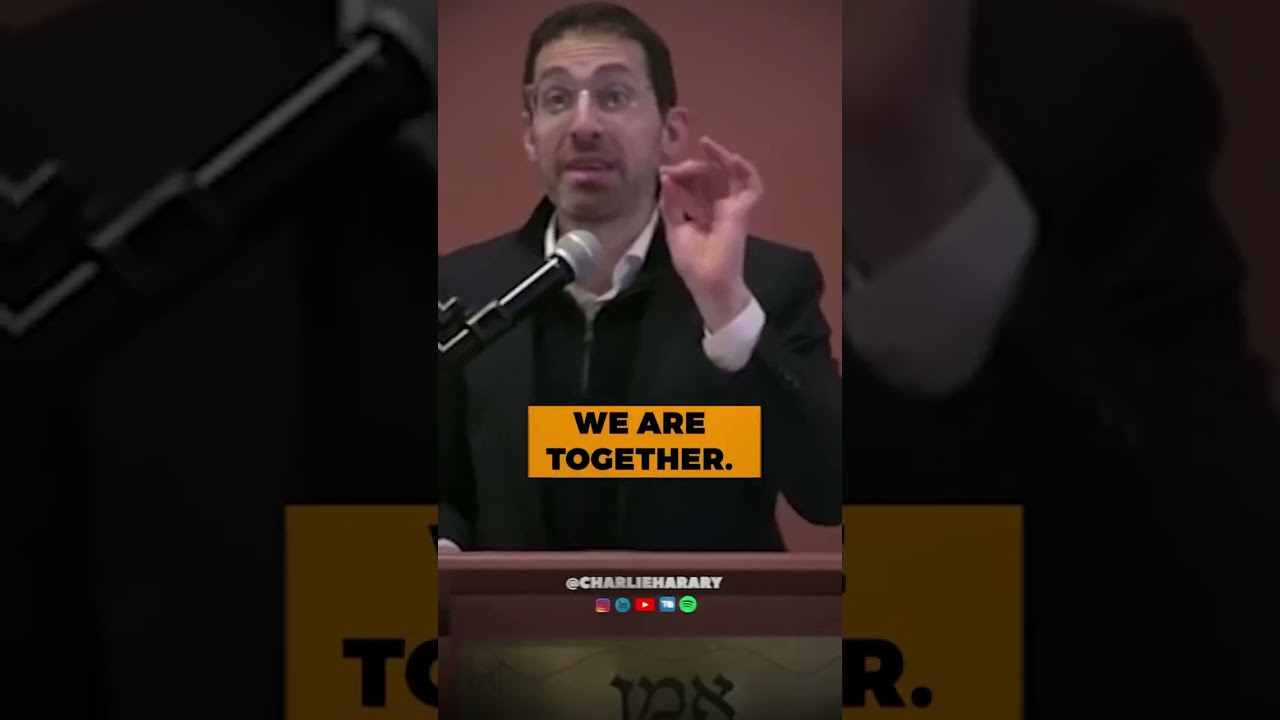 Unity Will Bring Us Victory! #CharlieHarary #israel #war #torah #god #faith #unity #shorts #judaism