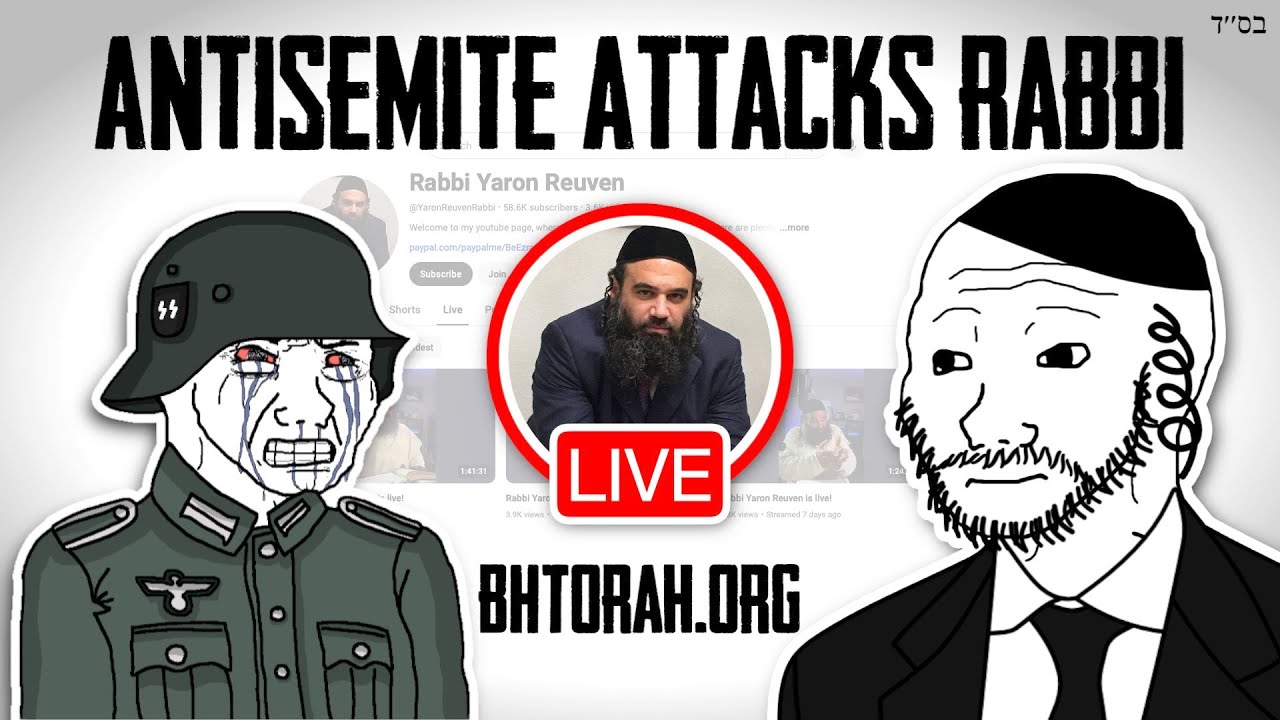 Antisemite Attacks Rabbi LIVE And Regrets It