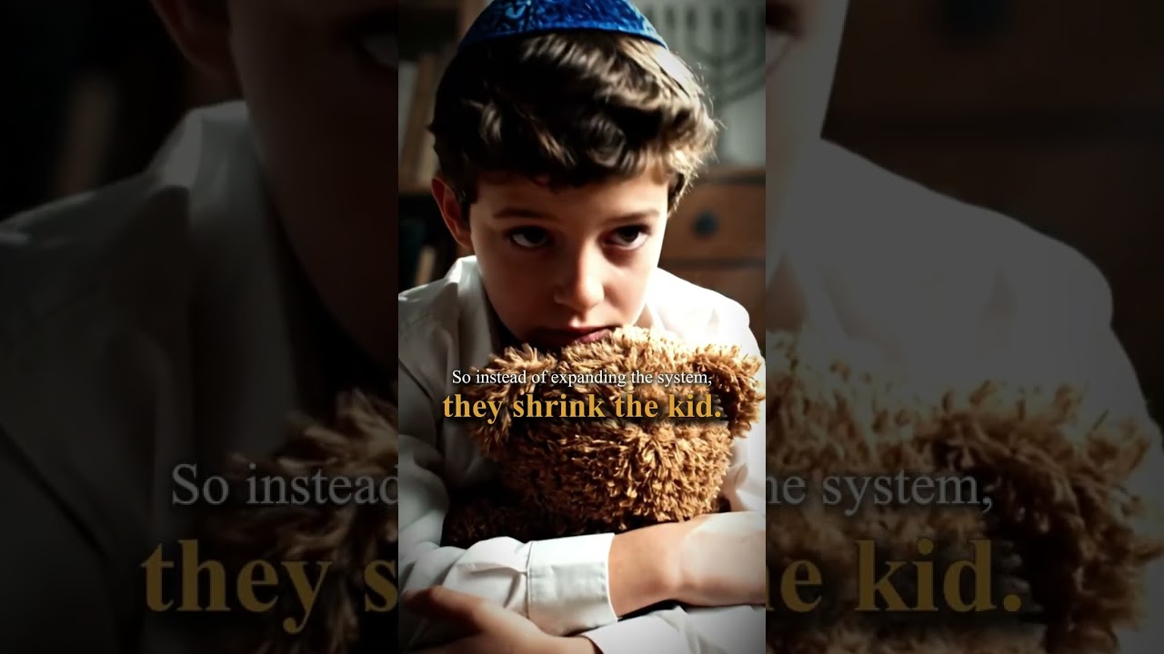 Why the System Labels Kids Who Think for Themselves #ParentingTruth #JewishWisdom #TorahPers #shorts