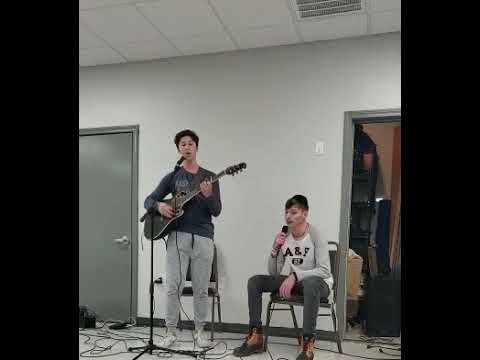 Azriel Koyfman & Momo Ringo | Beautiful crazy singing | Waterbury music night 2023