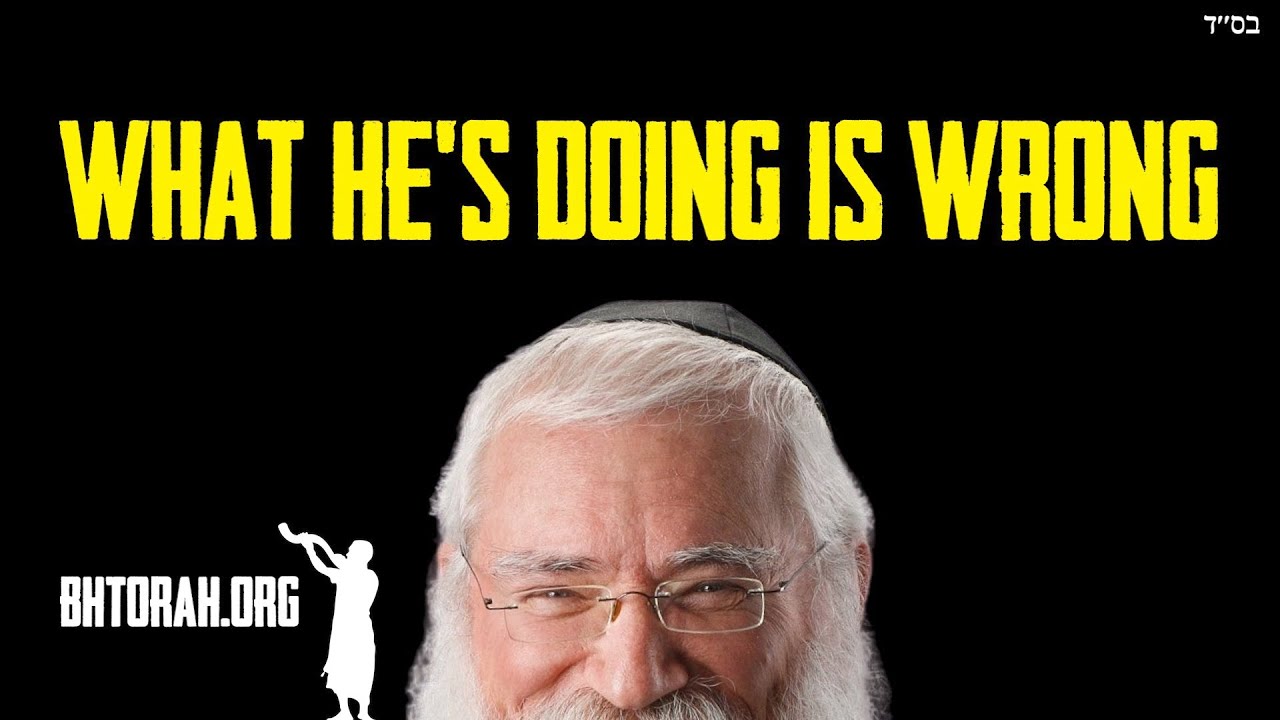Does Manis Friedman Know What He's Doing Is Wrong?