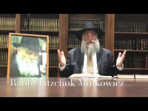 Rabbi Minkowicz Weekly Torah Lesson Parsha Matos & Massei 5779