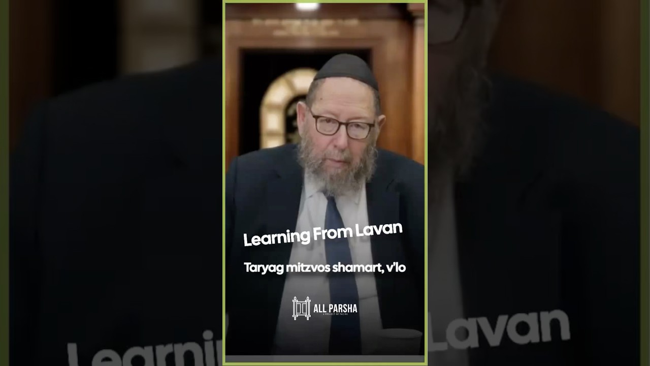 The Surprising Mussar Yaakov Took From Lavan