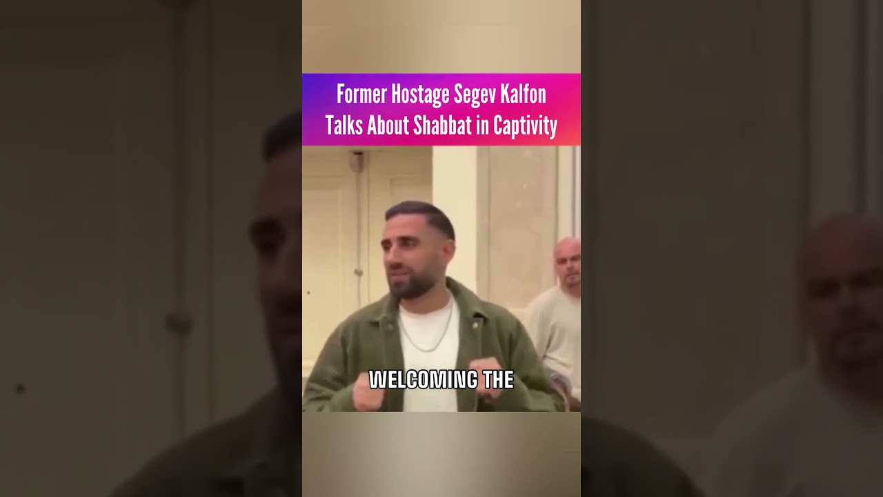 Former Hostage Segev Kalfon Talks About Shabbat in Captivity