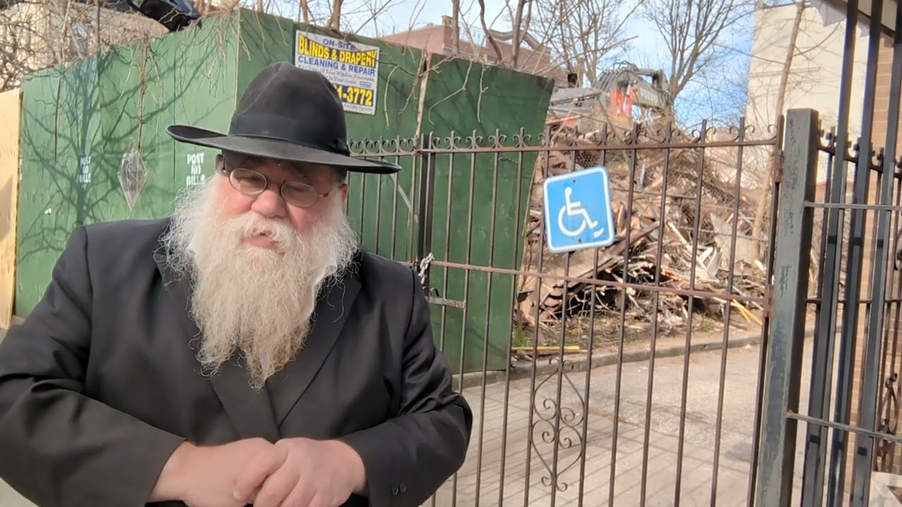 Interrupted by person rudely who supervised shul demolition: listen to his voice- Rabbi Chaim Dalfin