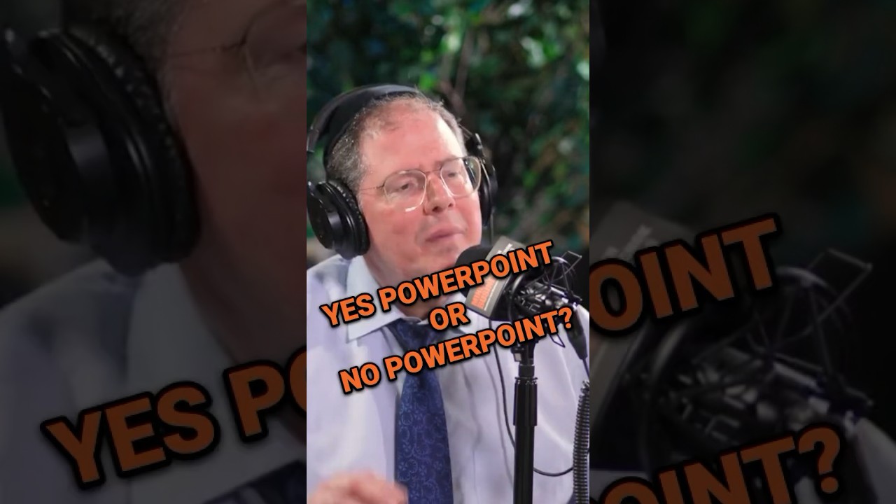 YES Powerpoint or NO Powerpoint? #shorts #podcast #communicationcoach