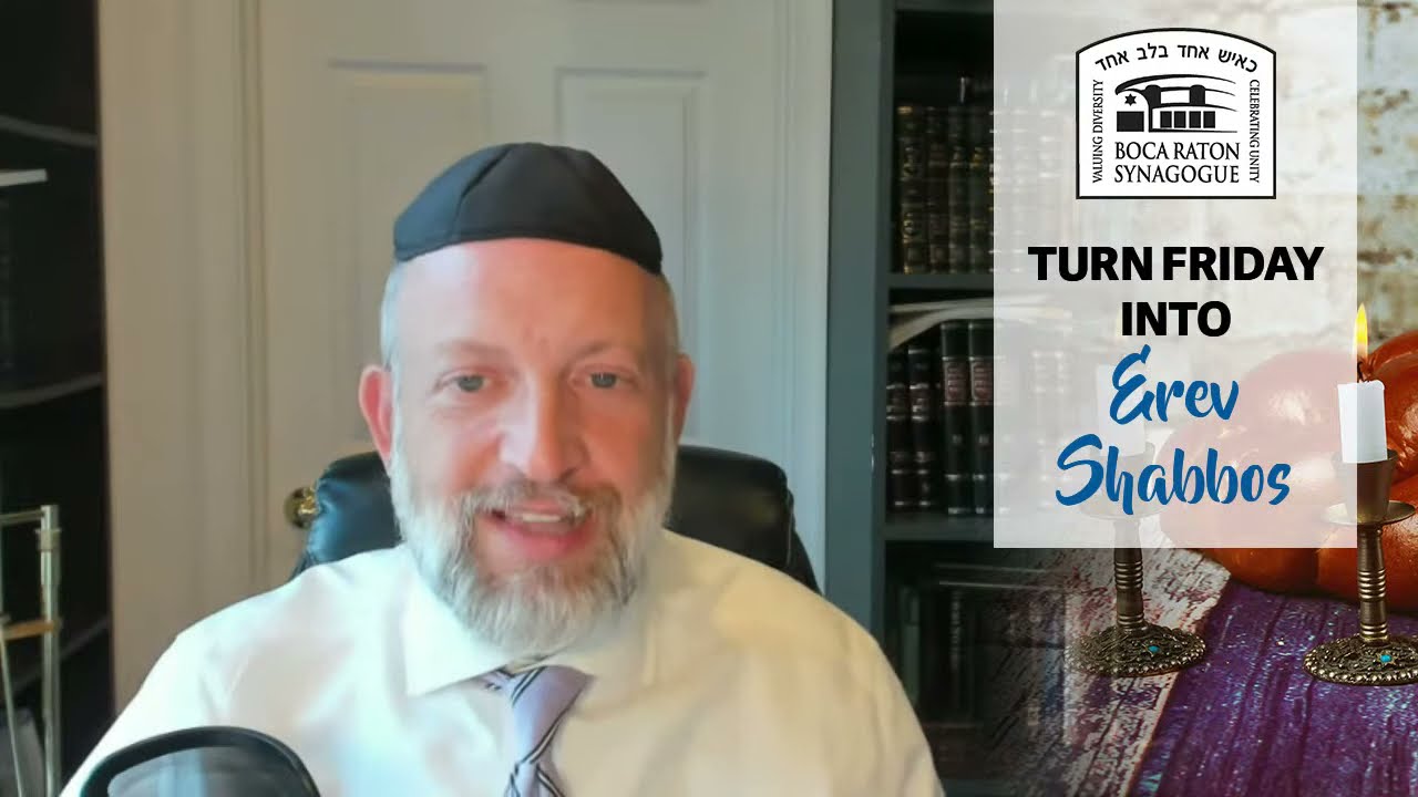 Turn Friday into Erev Shabbos #55 - Turn Up the Fire