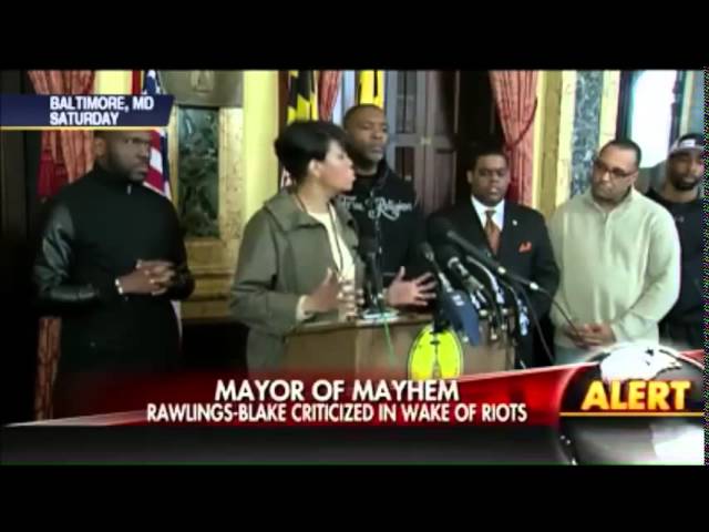 Mayor of Baltimore Gets Caught up in her Words