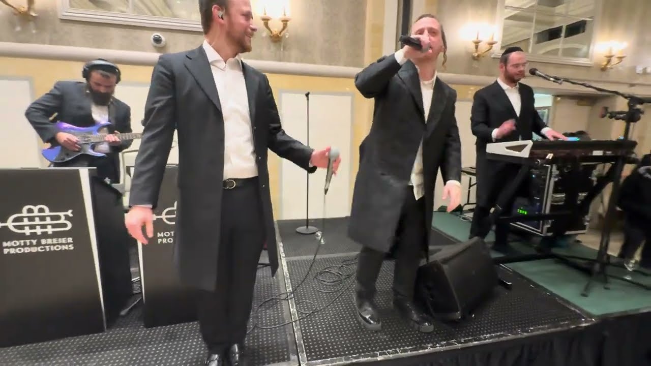 Surkis & Elmaleh Wedding | Singer Sruly Green with Elimilech Frank | Motty Brier on the keys