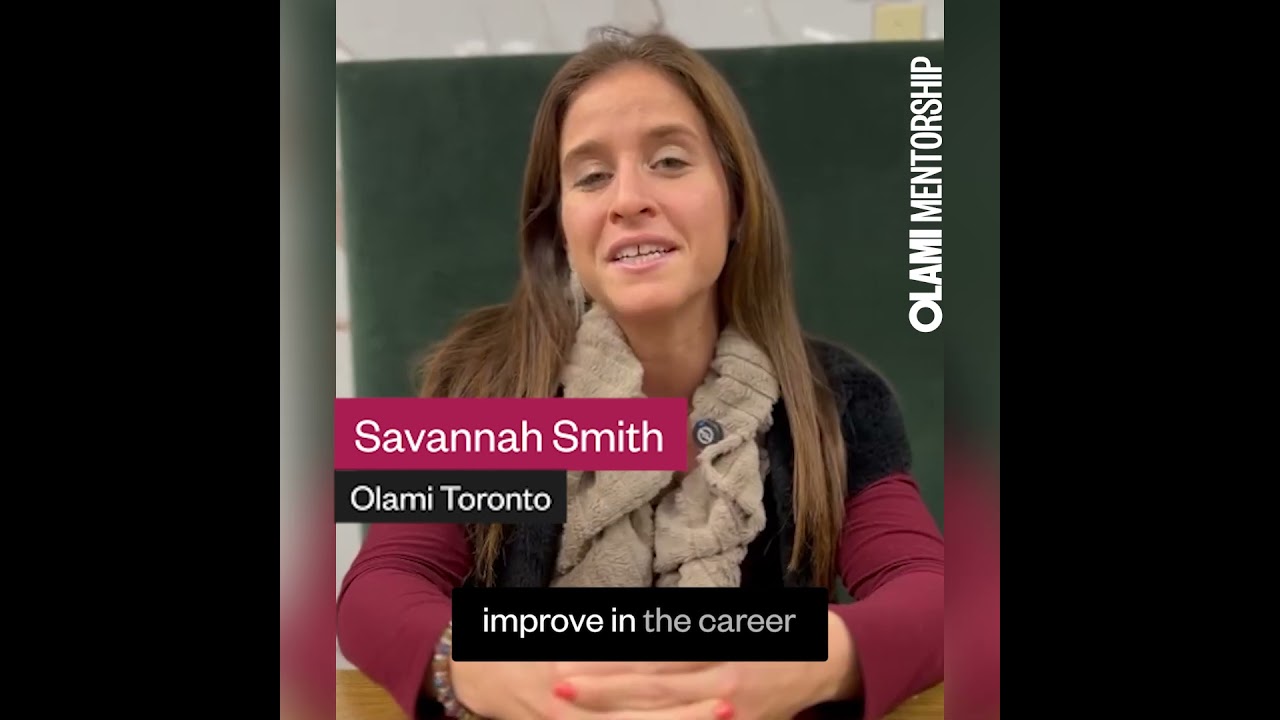Savannah shares with us why her mentor is simply PERFECT for her!