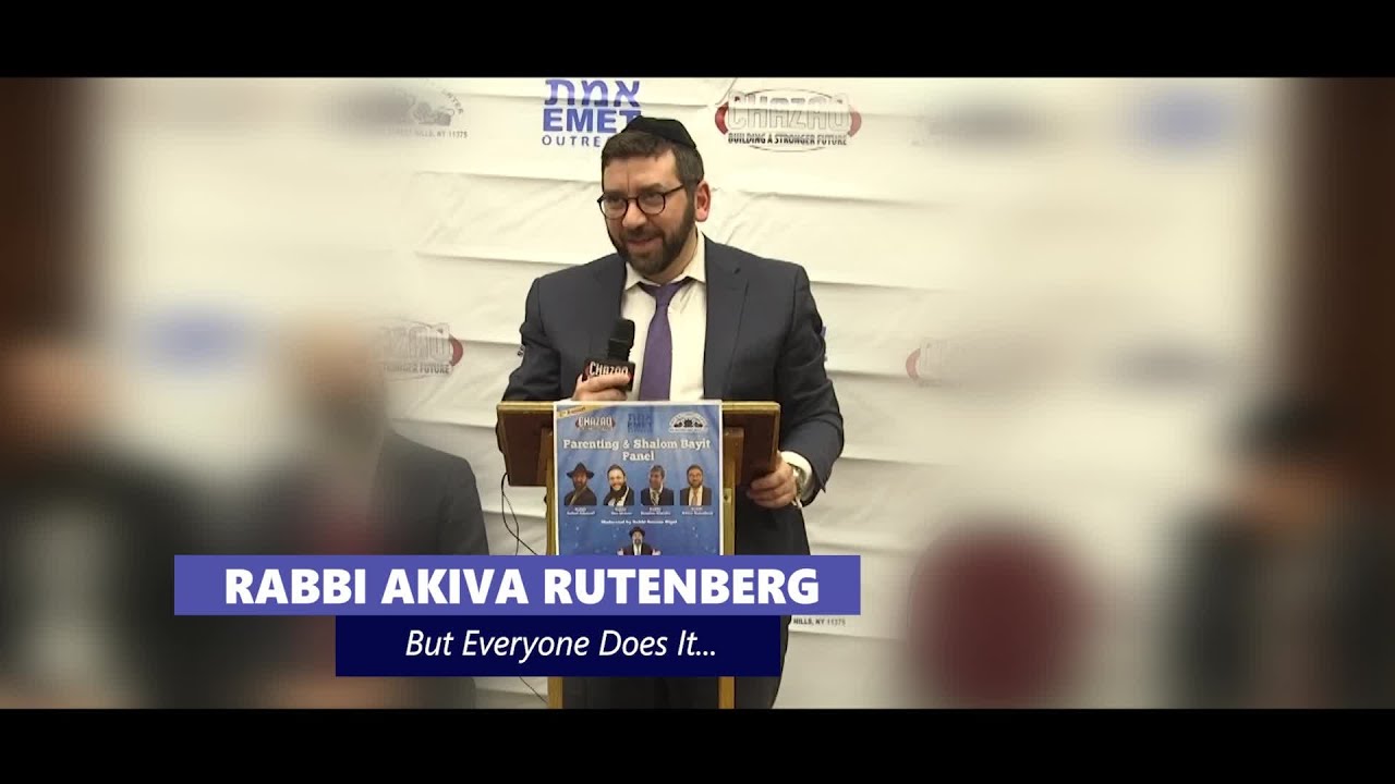 But Everyone Does It... - Rabbi Akiva Rutenberg