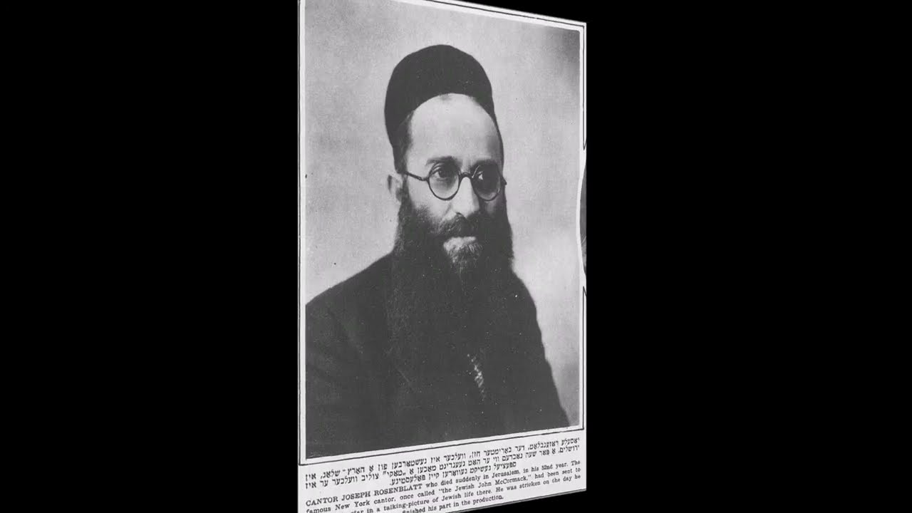 Cantor Yossele Rosenblatt - Hashem Moloch