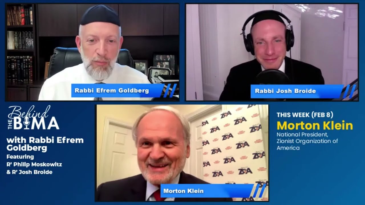 #116: Behind the Bima - Mort Klein, President of the ZOA
