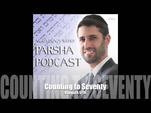 Ari Goldwag - Vayigash - Counting to Seventy