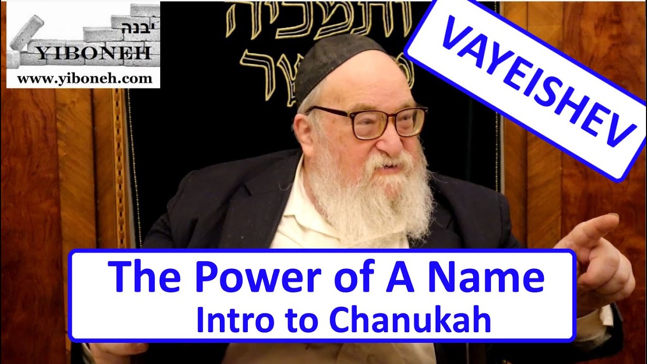 Rav Yitzchak Breitowitz: The Power of A Name and Intro to Chanukah