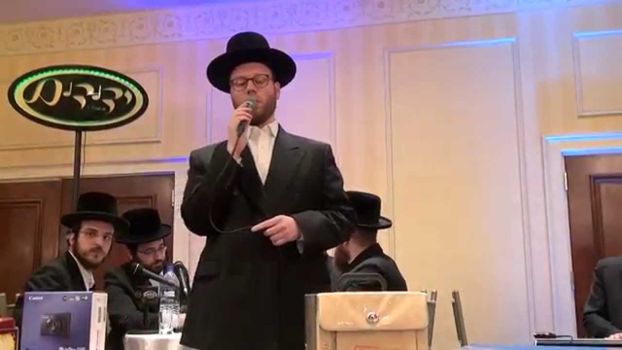 Yumi Lowy singing Burich Haboo at Chuppah Fundraiser in Boro Park