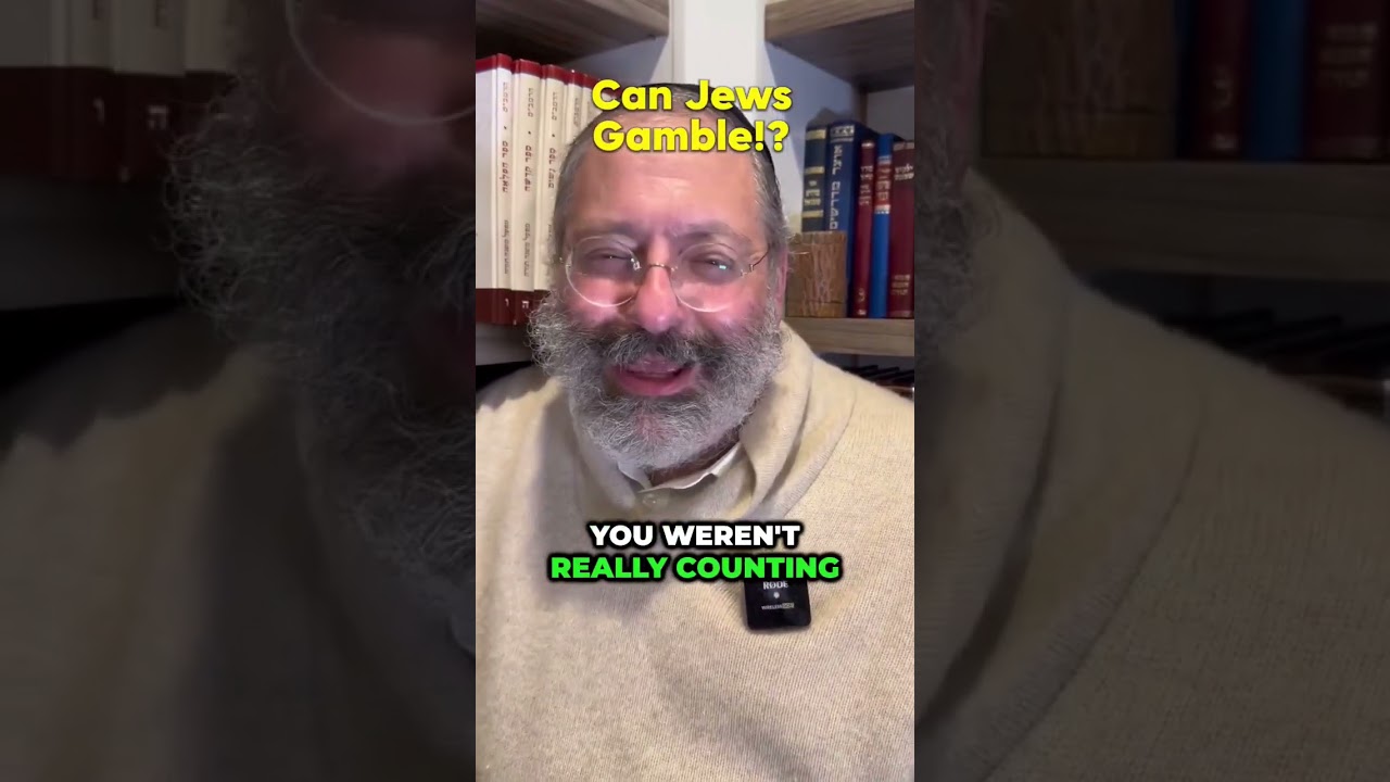 The Jewish View on Gambling - Rabbi YY #jewish #gamble #gambling #ethics #torah #religion #money