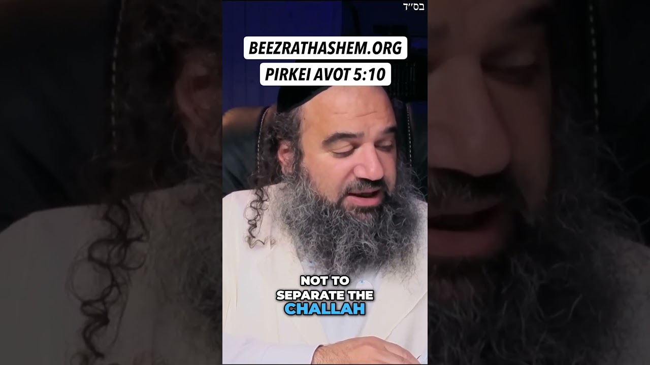 Why Does God Punish The World? Pirkei Avot 5:10 #Torah #Jewish #RabbiYaronReuven