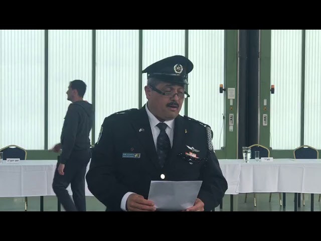 Israel Police Chief Alshich address event