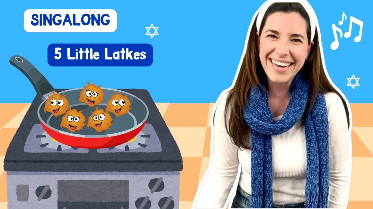 5 Little Latkes, A Counting Song for Hanukkah! Singalong with Ms. Sara