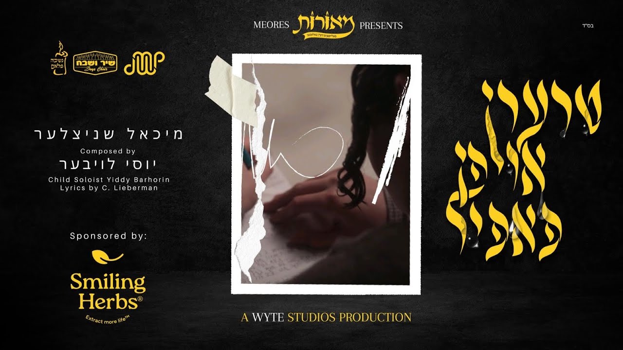 Meoros presents-Michoel Schnitzler Tears on paper|מאורות מגיש מיכאל שניצלער טרערן אויף פאפיר