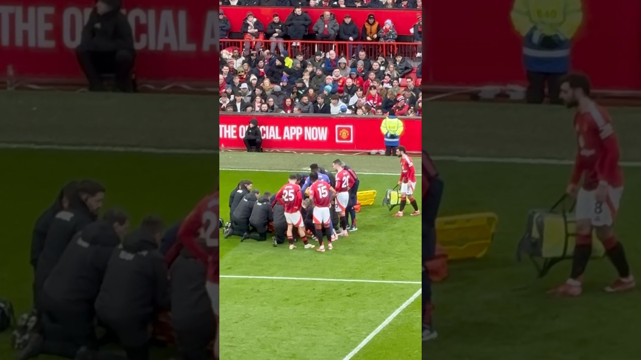 Bruno Fernandez new job as a medic #manchesterunited #brunofernandes #medic #oldtrafford #injury