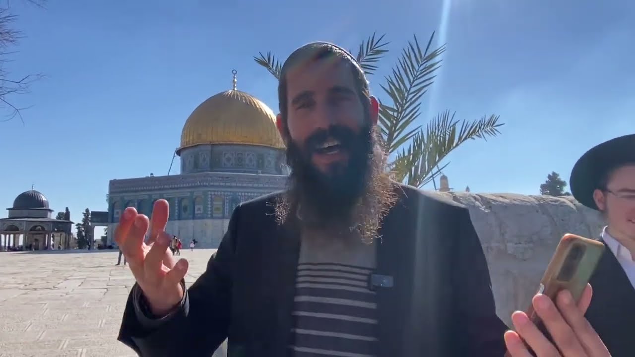 ברכה לנשיא ארגנטינה מהר הבית | A greeting to the President of Argentina on the Temple Mount