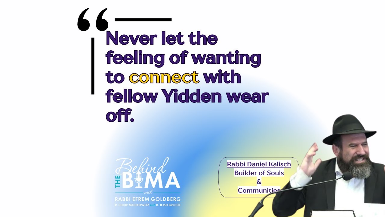 Rabbi Daniel Kalish, tapping into the magic of Waterbury (Behind the Bima #174)