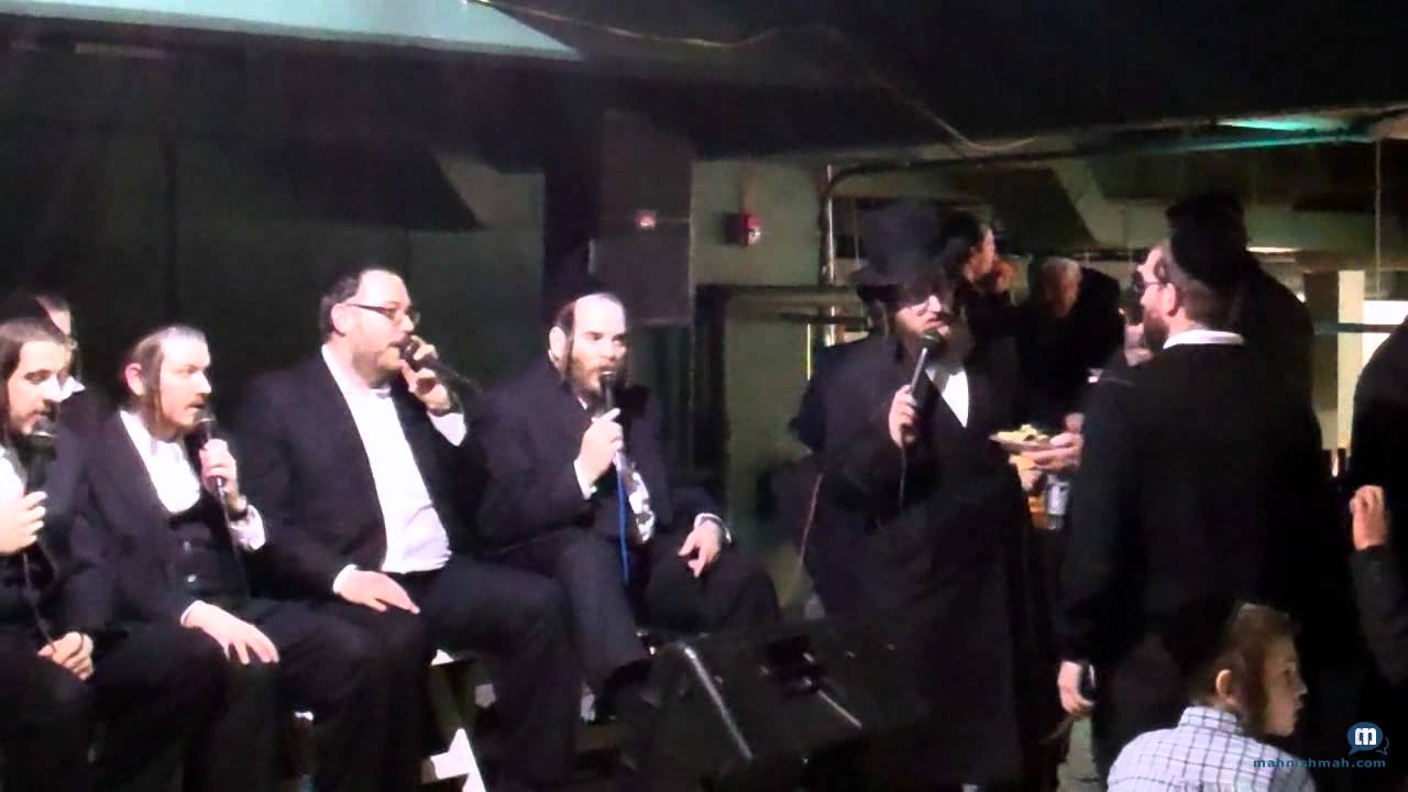 Hamezamrim Singing At Gourmet Glatt Grand Opening