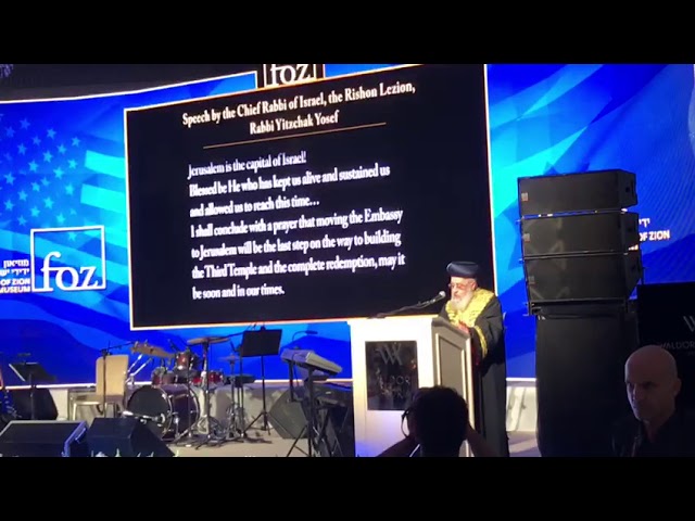 Rishon L'Tzion addresses US VIP delegation