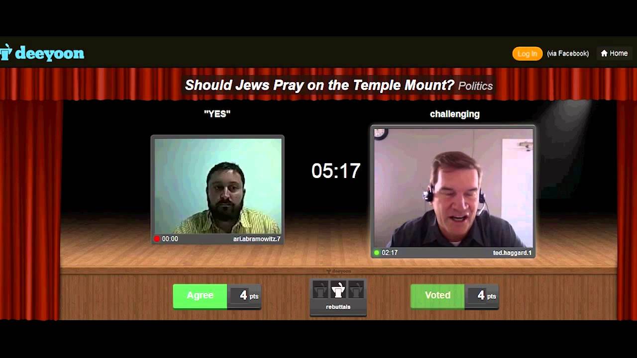 Ari Abramowitz Debates Pastor Ted Haggard: Should Jews Pray on the Temple Mount?