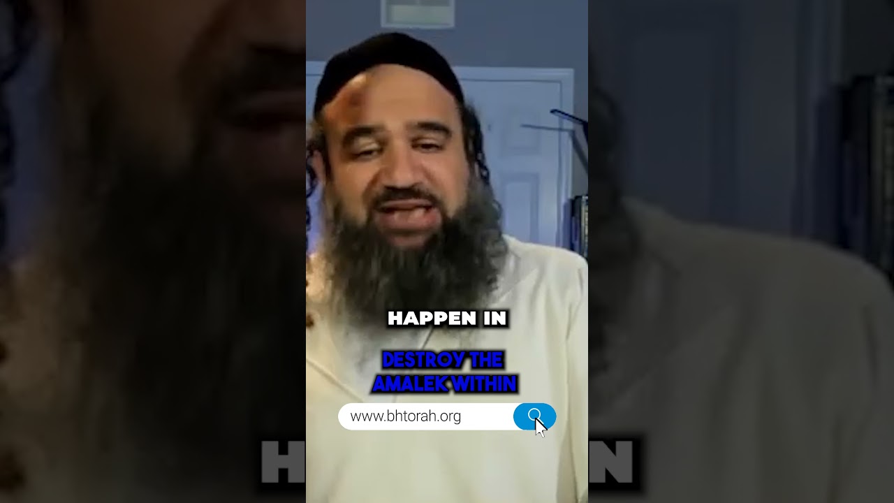 Destroy Amalek Within #Torah #OrthodoxJudaism #RabbiYaronReuven #Jewish #Chassidut #Evil #Satan