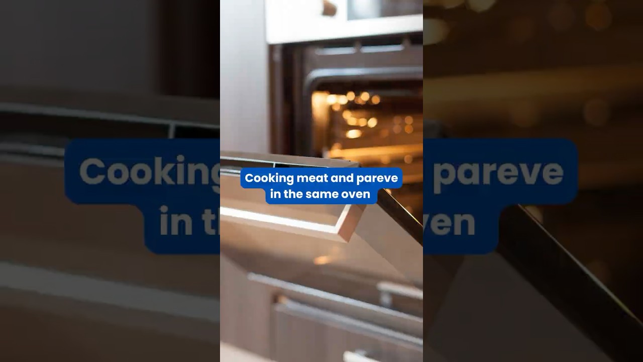 Cooking meat and pareve in the same oven