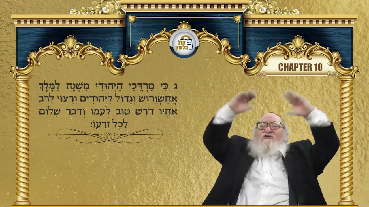🌟Megillas Esther: Chapter 10 |Harav Yitzchak Breitowitz (The Greatness of Mordechai & Eternal Peace)