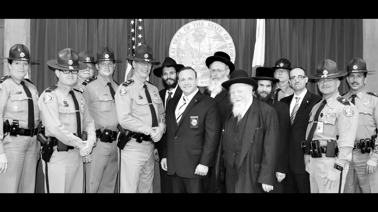 Chesed Shel Emes highlights at FL  Capitol  Senate Chamber, Honoring Colonel Brierton  Director  FHP