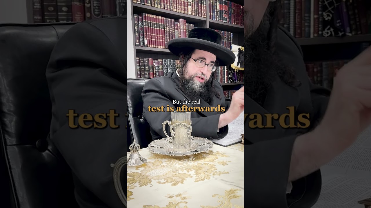 The Real Test Comes After the Crowning #shorts #jewishpeople #sukkot
