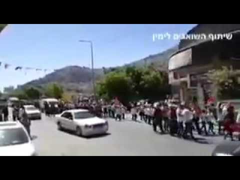 Terrorists in Shechem support hunger-strikers