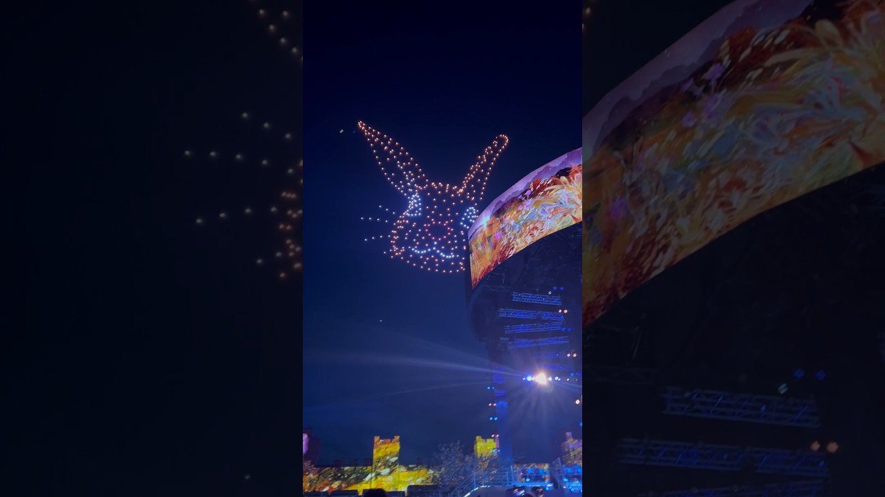Best drone show #shorts #droneshow #best #royalfamily #coronation #concert #live