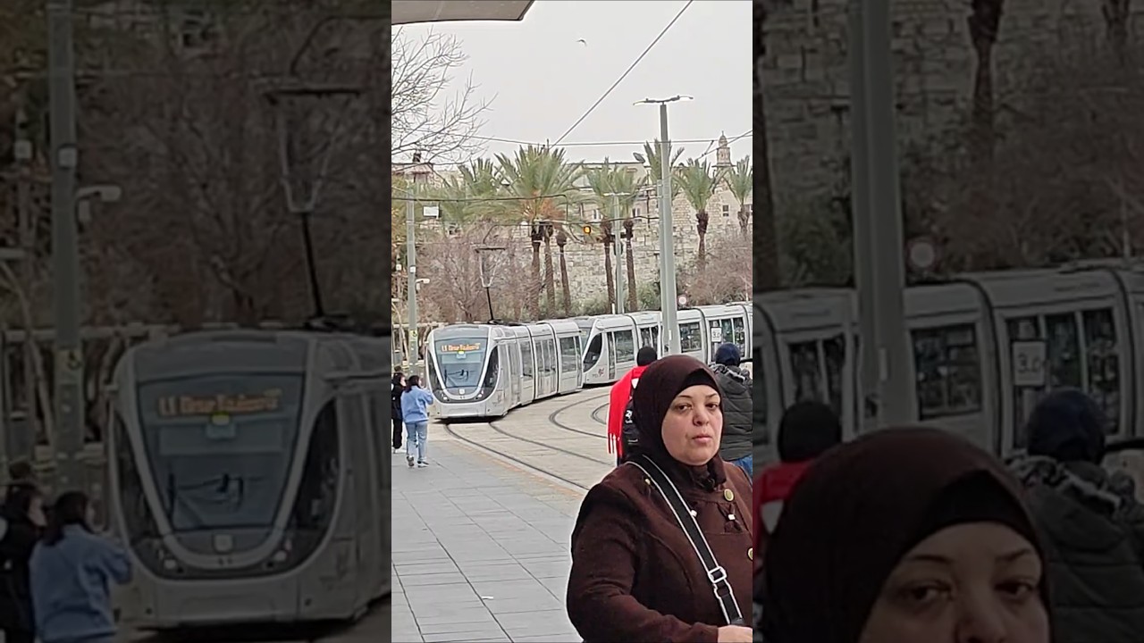 Shaar Shechem - Damascus Gate station of the Jerusalem light rail