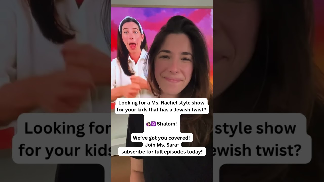 Looking for a Jewish Ms. Rachel? 🙋🏻‍♀️ #jewishlearning #totshabbat #jewishpreschool