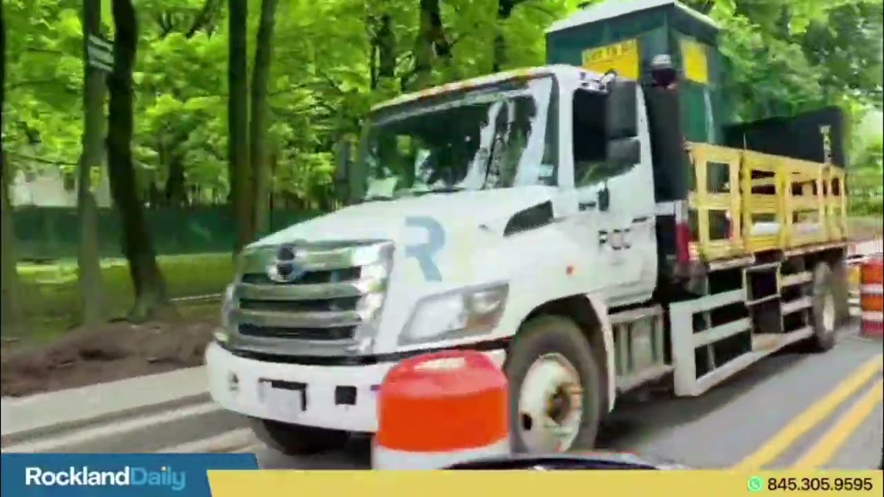 Town of Ramapo Department Public Works is installing new sidewalks along Route 306 on Edison Court