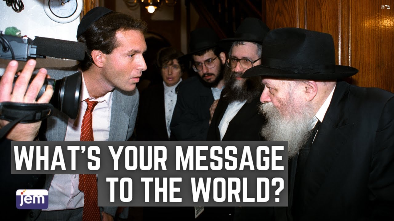 The Rebbe's Message to the World on How to Bring Moshiach