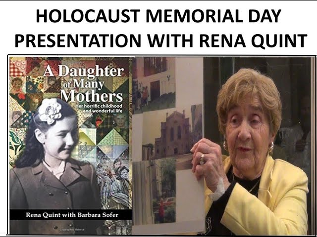 EXCULSIVE: Holocaust Survivor Rena Quint - Holocaust Remembrance Day