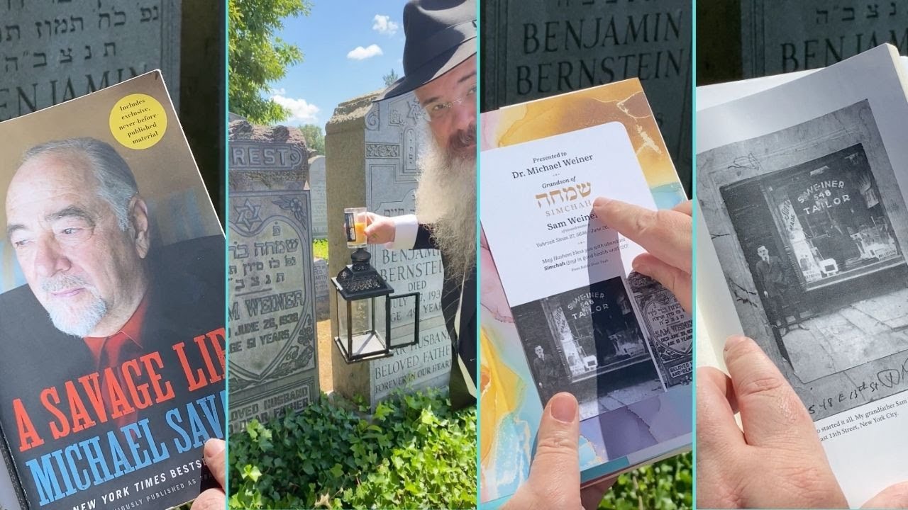 Visiting the grave of Simchah (Sam) Weiner | Grandfather of DR. MICHAEL SAVAGE @MichaelSavage